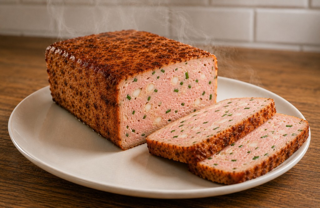 Fleischkäse Villgrater Art – Schnittlauch/Zwiebel